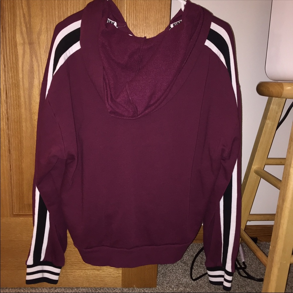 Hoodie Crop Top from Pink - Picture 2 of 3